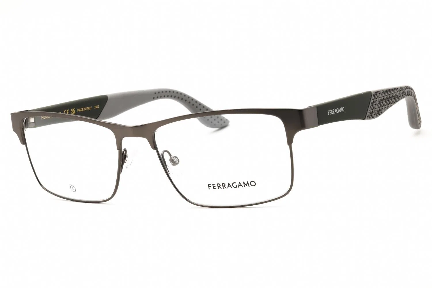 Salvatore Ferragamo SF2216N Eyeglasses - MATTE DARK RUTHENIUM